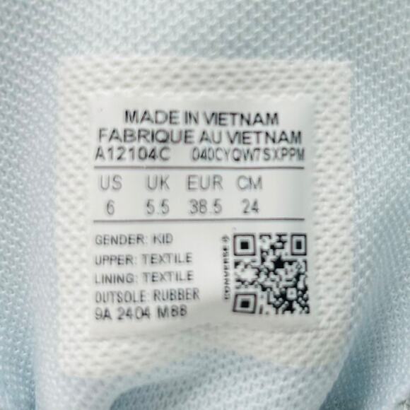 Converse Chuck Taylor All Star EVA Lift Platform Prism Glitter High-Top Sz 6 - Picture 7 of 7